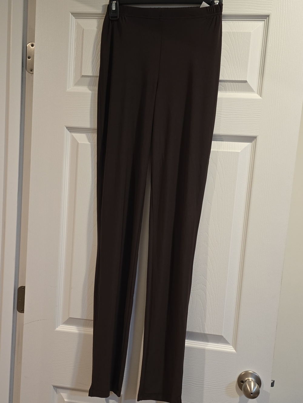 Attitudes by Renee Dark Brown Straight-Leg Pants